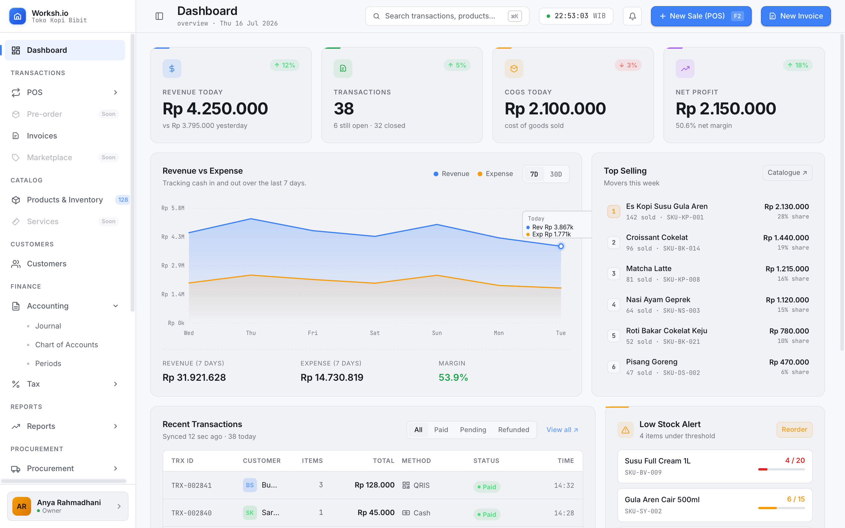 worksh desktop app